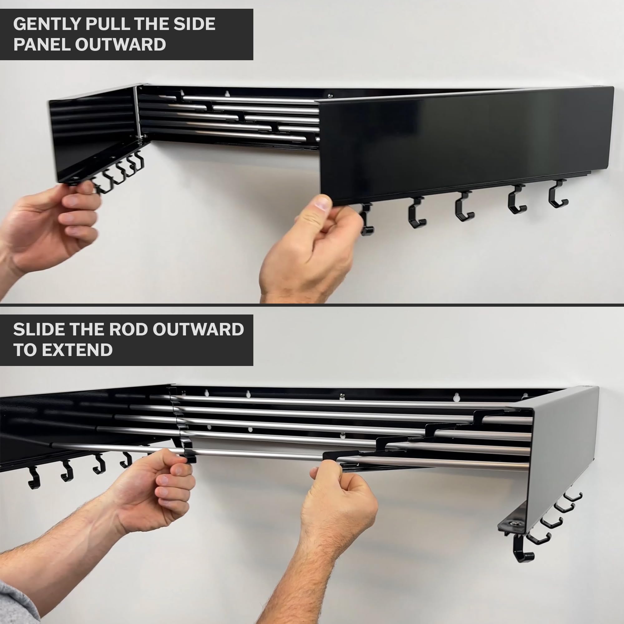 Zetez material finish carbon steel backplate demonstrating sturdy support benefit
