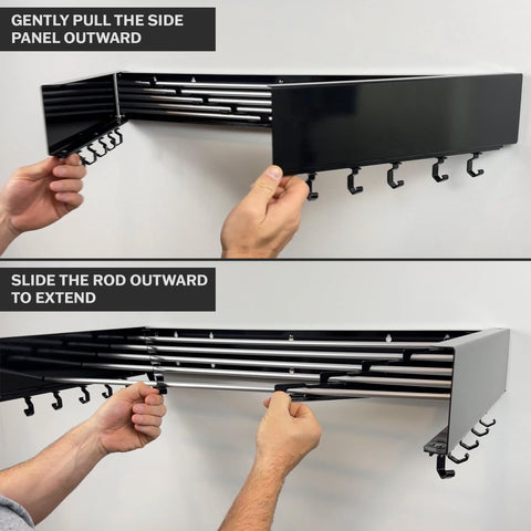 Zetez material finish carbon steel backplate demonstrating sturdy support benefit
