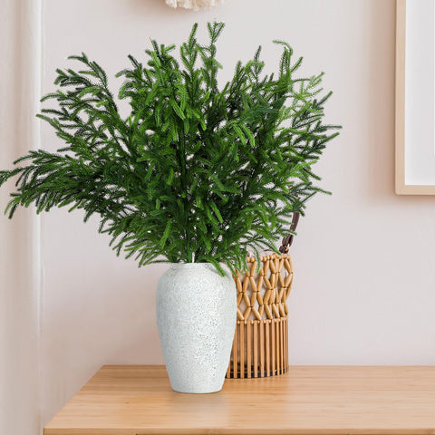 Zeyune full 36-inch simulated Norfolk pine stem demonstrating length and form