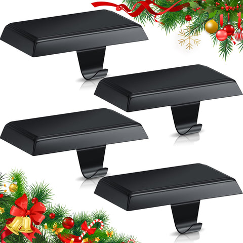 Zhengmy front view of four stocking holders showing a neat display
