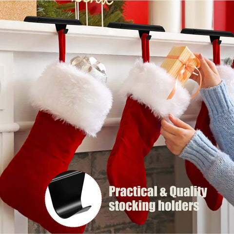 Zhengmy hanger beside a stocking showing size and scale for proper fit