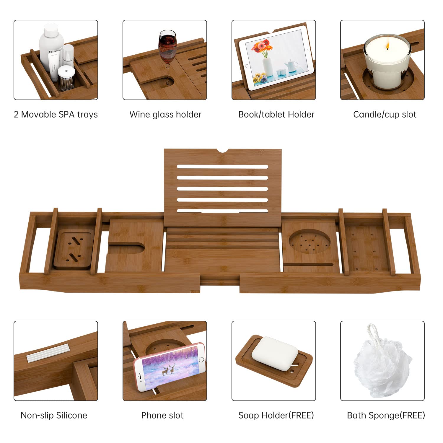 Zhuoyue tablet slot in use for hands-free reading and streaming comfortably