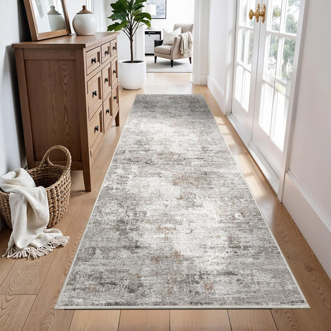 ZHXXUJ runner in kitchen in use showing easy-care surface and spill protection