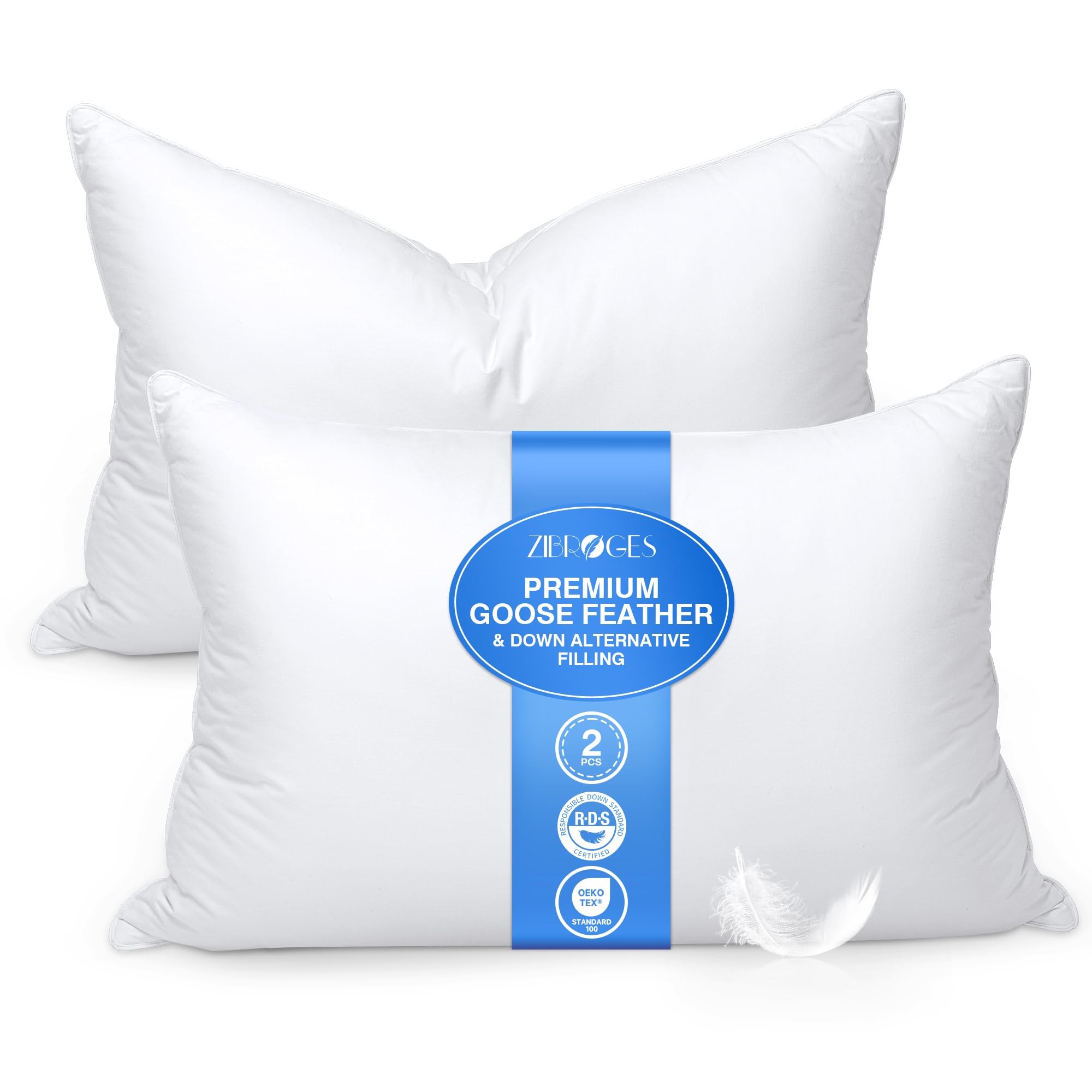 zibroges label showing RDS and Oeko-Tex certifications for trust