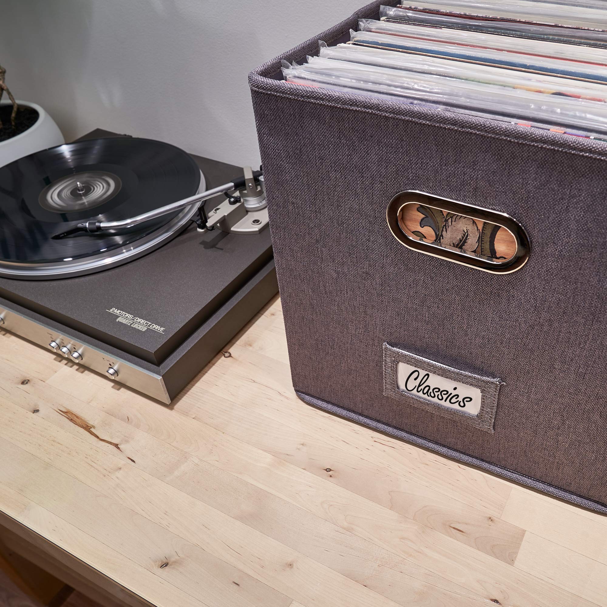 ZICOTO collapsed flat box showing compact storage benefit