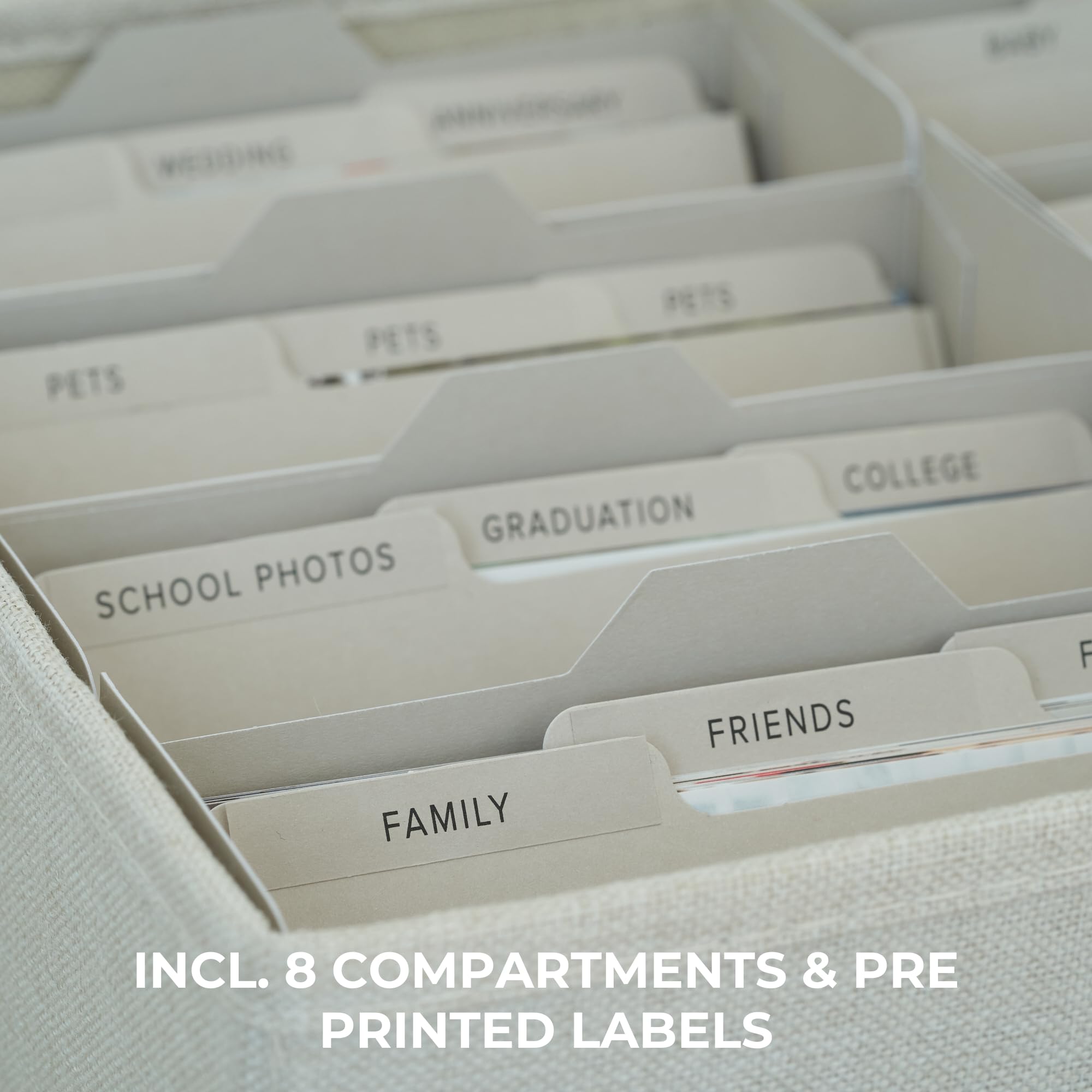 ZICOTO dividers and sticker labels for fast photo categorization