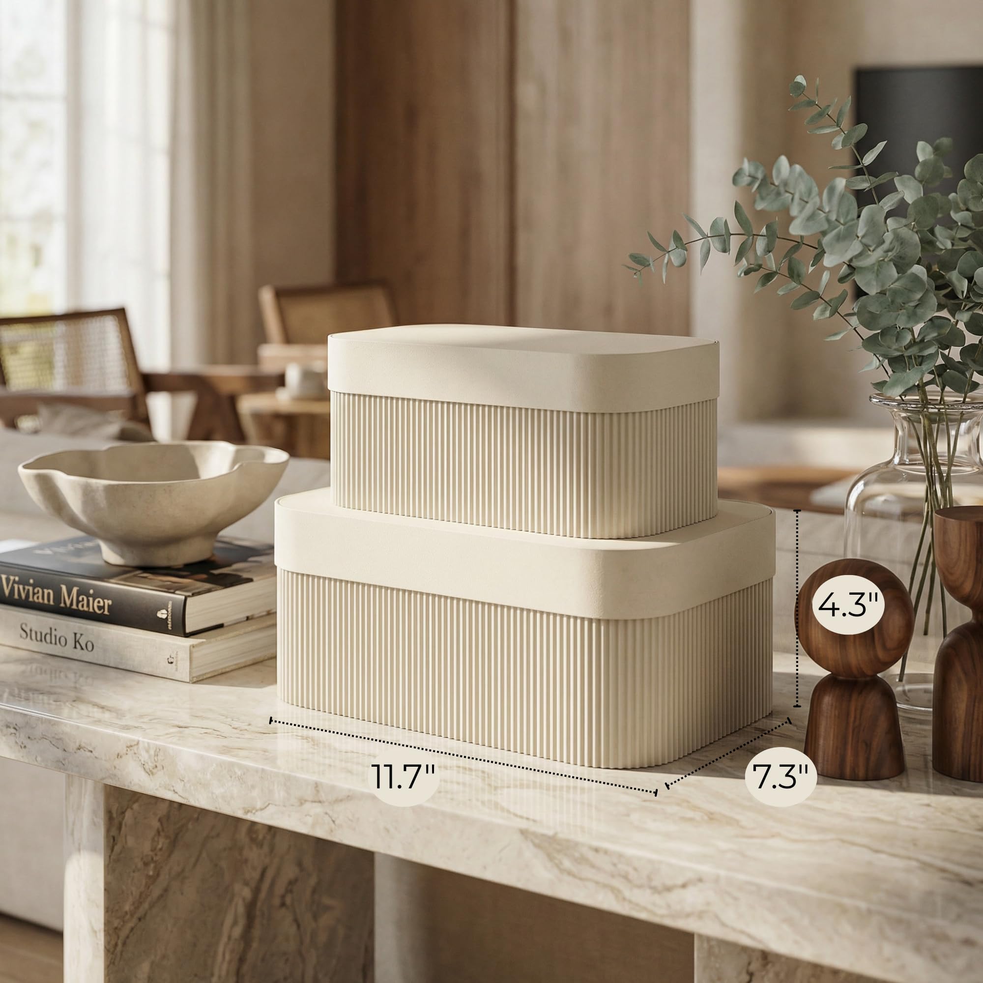 ZICOTO PU leather lid detail showing clean finish and easy-to-clean surface