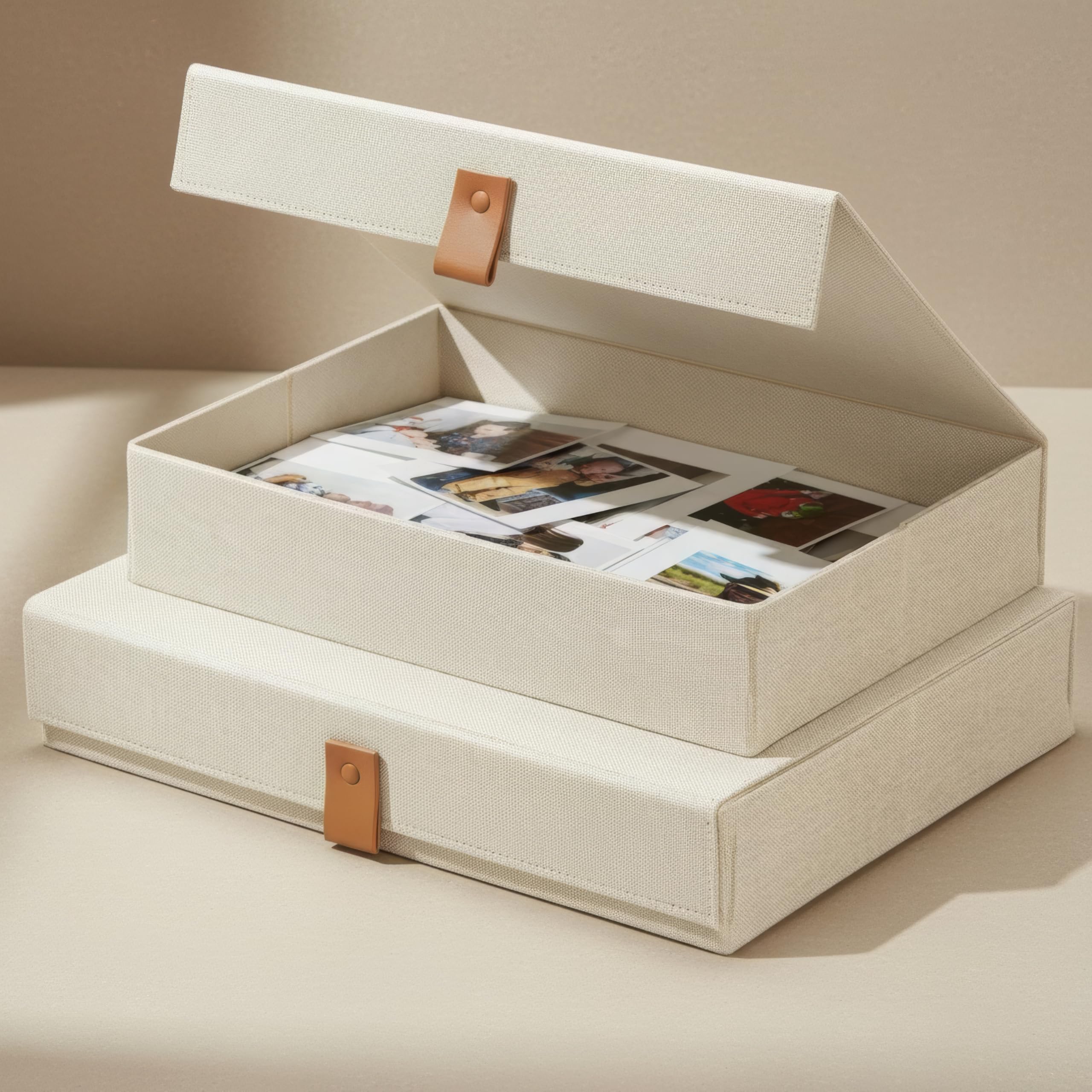 ZICOTO boxes on craft room table showing decorative storage and easy access