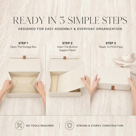 ZICOTO open small box displaying compact storage for cards and small keepsakes