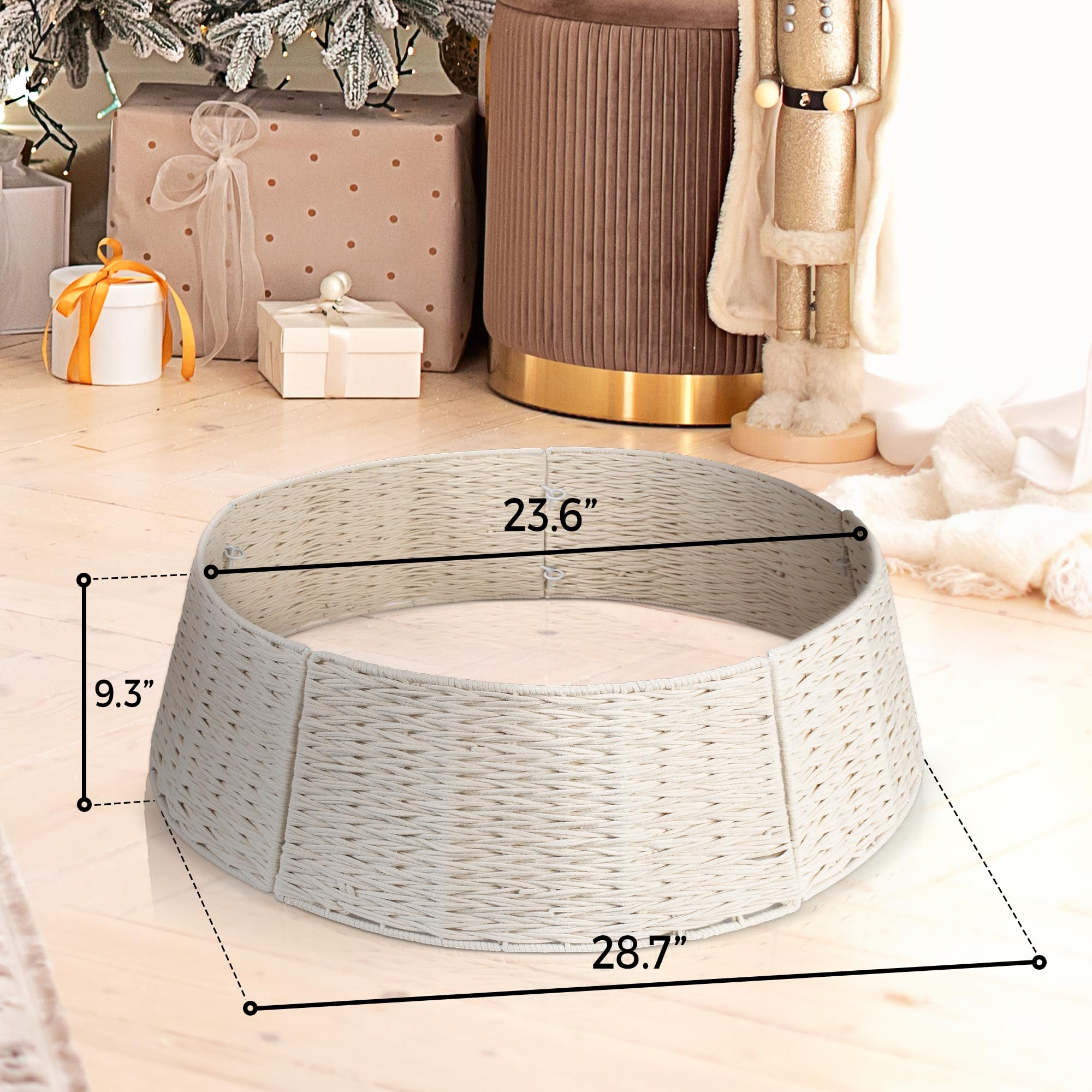 ZICOTO pet safe demonstration showing collar blocking pets from tree base benefit