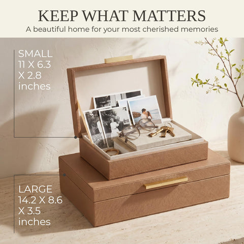 ZICOTO velvet interior detail protecting delicate keepsakes