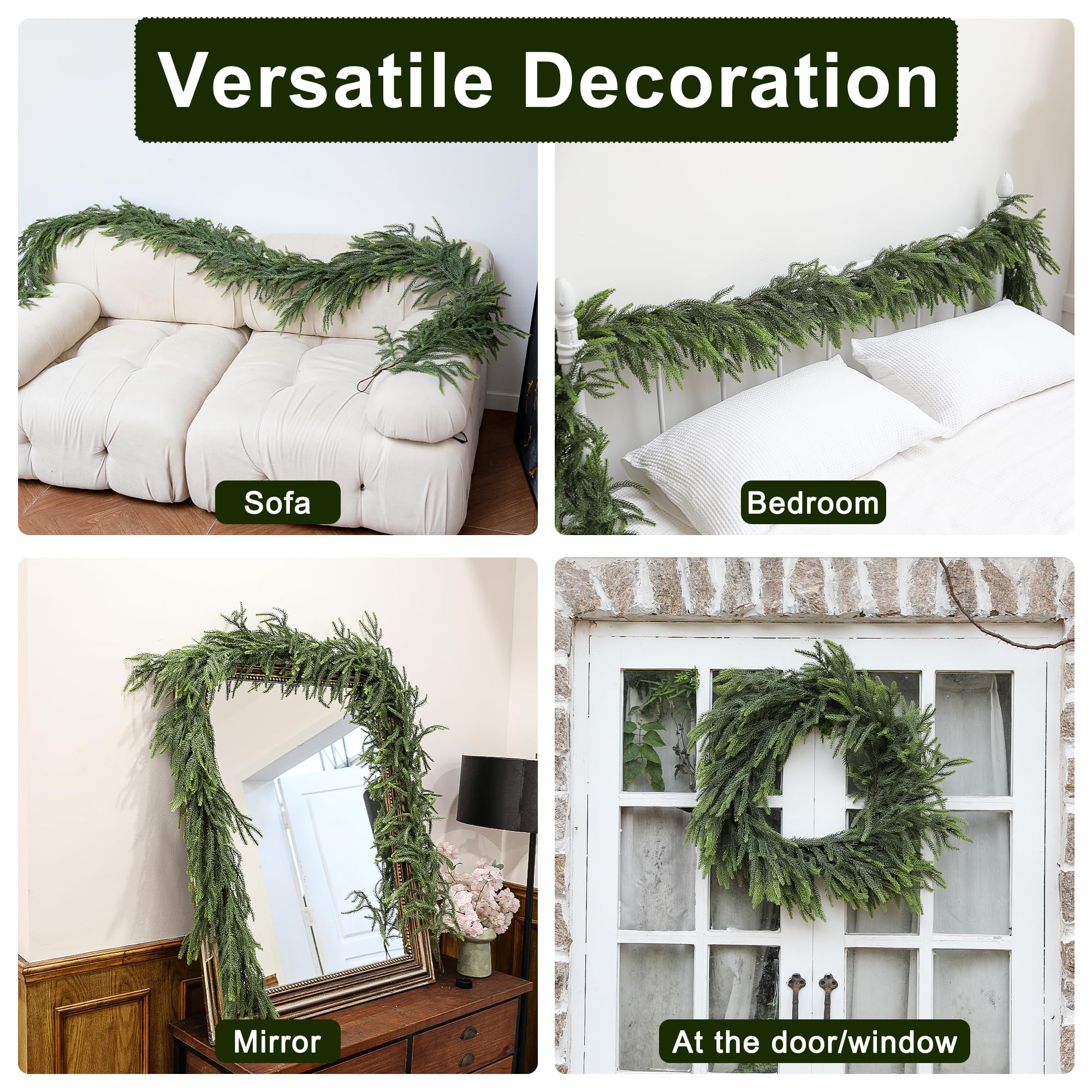 ZIJIN garland folded for storage saves space between seasons