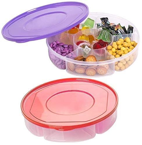 Zilpoo front packaging showing two 10-inch trays and colored lids for organized serving