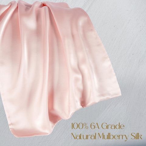 ZIMASILK close-up of silk weave texture highlighting softness and breathability