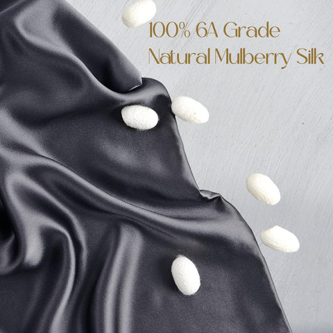 ZIMASILK close-up of 19 momme silk weave highlighting soft texture and breathability