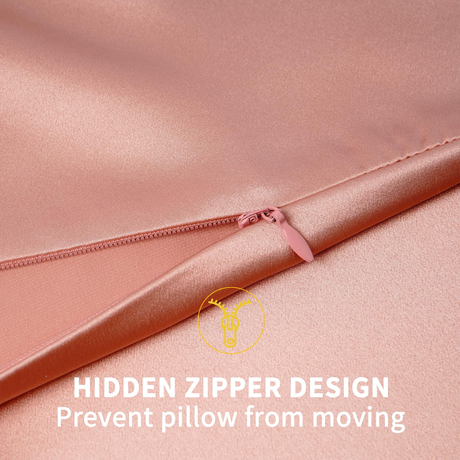 ZIMASILK standard pillow inside case for accurate size and fit visualization