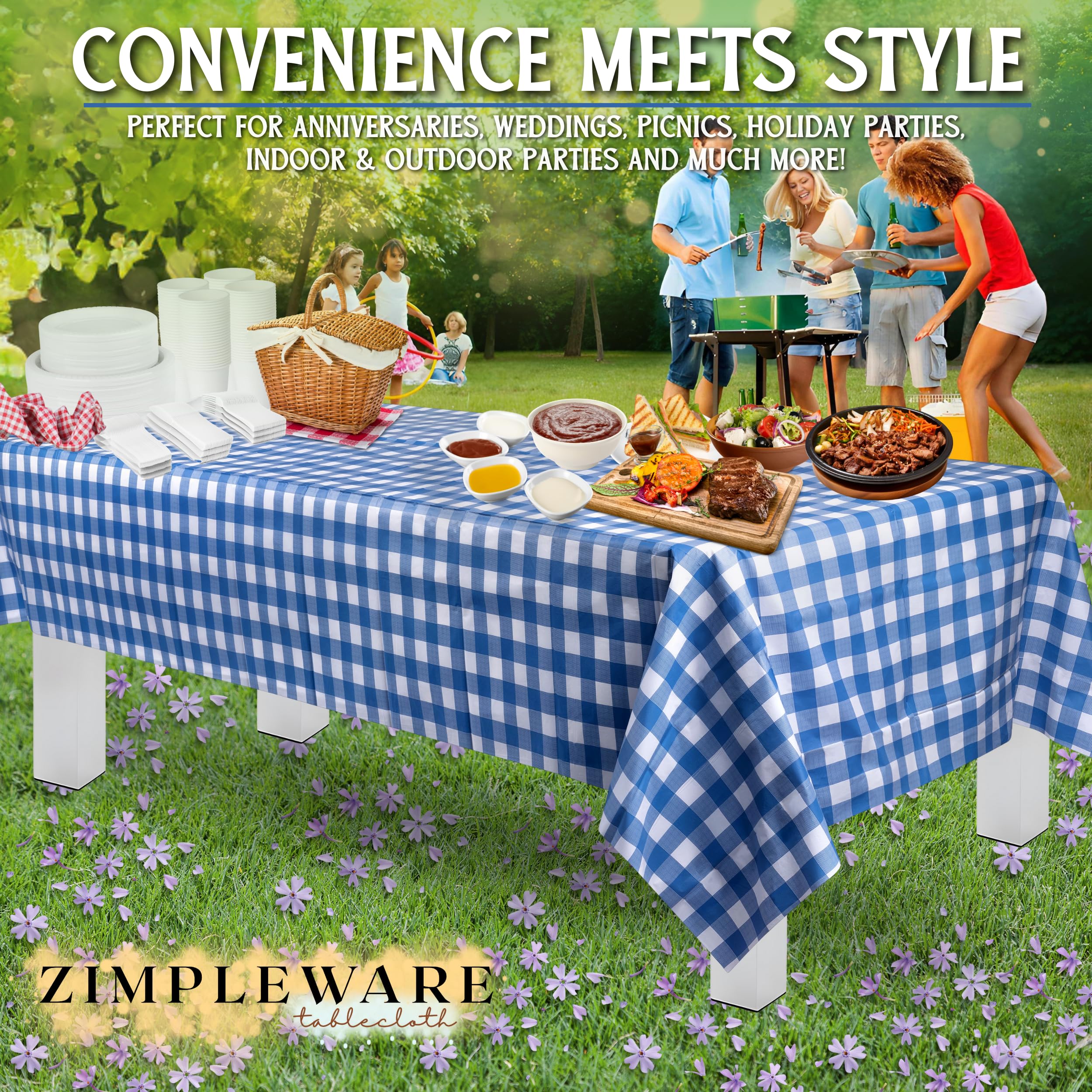 ZIMPLEWARE outdoor picnic setup adding style and easy cleanup
