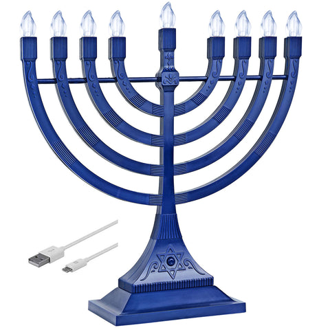 Zion Judaica base detail with Star of David push button for easy lighting control