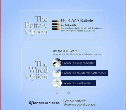 Zion Judaica opened battery compartment highlighting four AAA battery option