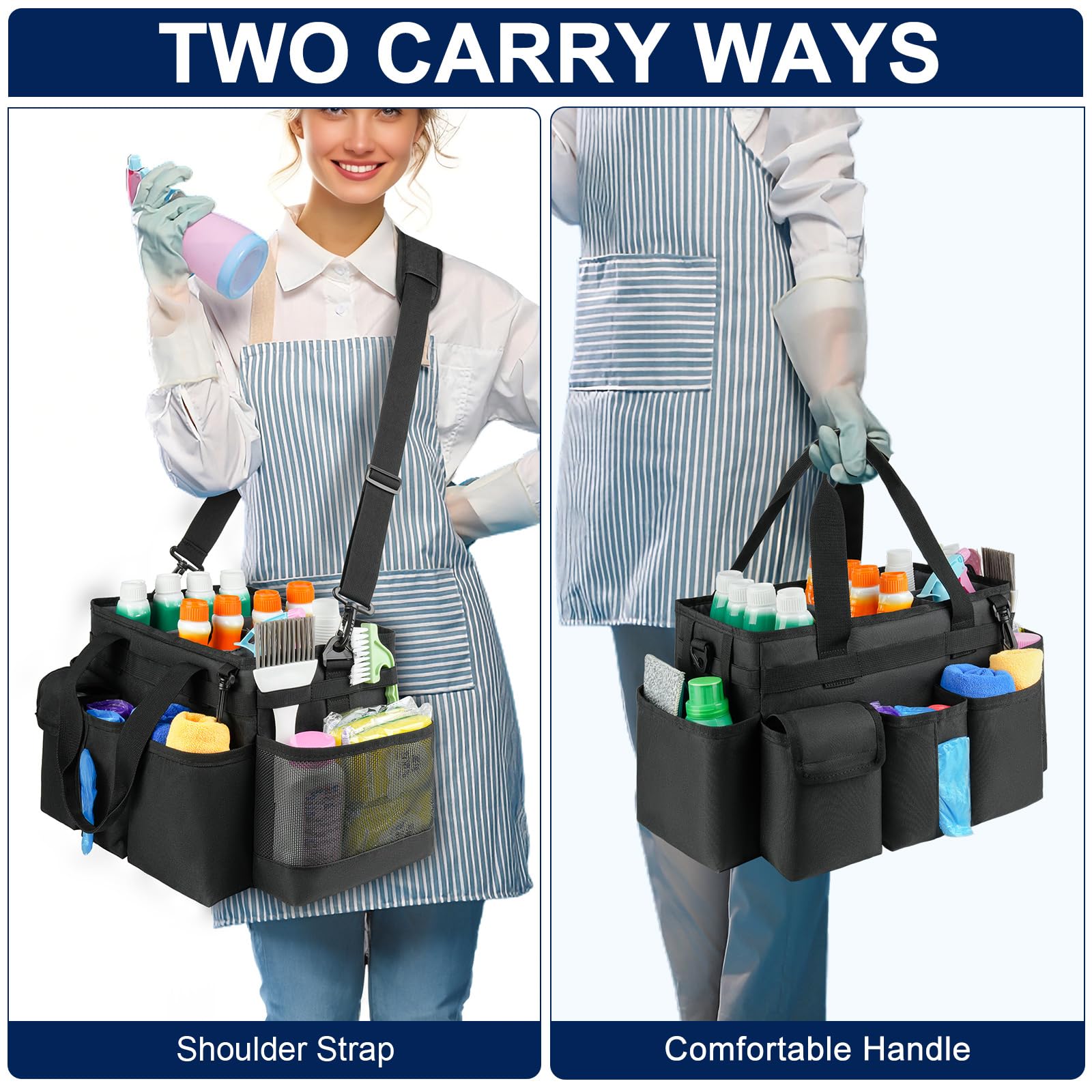 ZIOZERTT cushioned handle and adjustable strap for comfortable carrying
