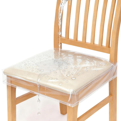 Zipcase clear chair cover front packaging shows product and quantity benefits