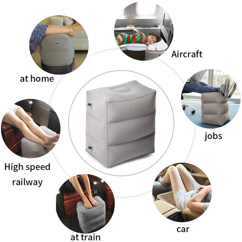 ZIQIAN deflated rolled-up pillow fitting easily in a hand for travel