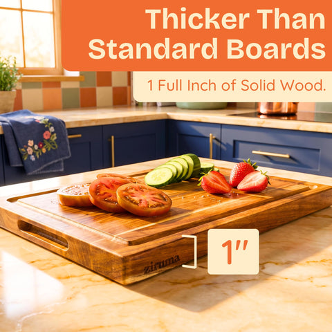 Ziruma FSC-certified label close-up conveying responsibly sourced wood benefit