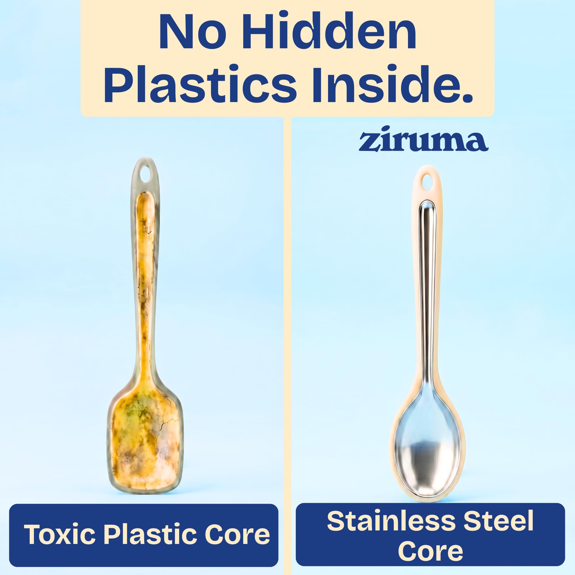 Ziruma platinum silicone texture detail showing smooth surface that resists stains and odors benefit