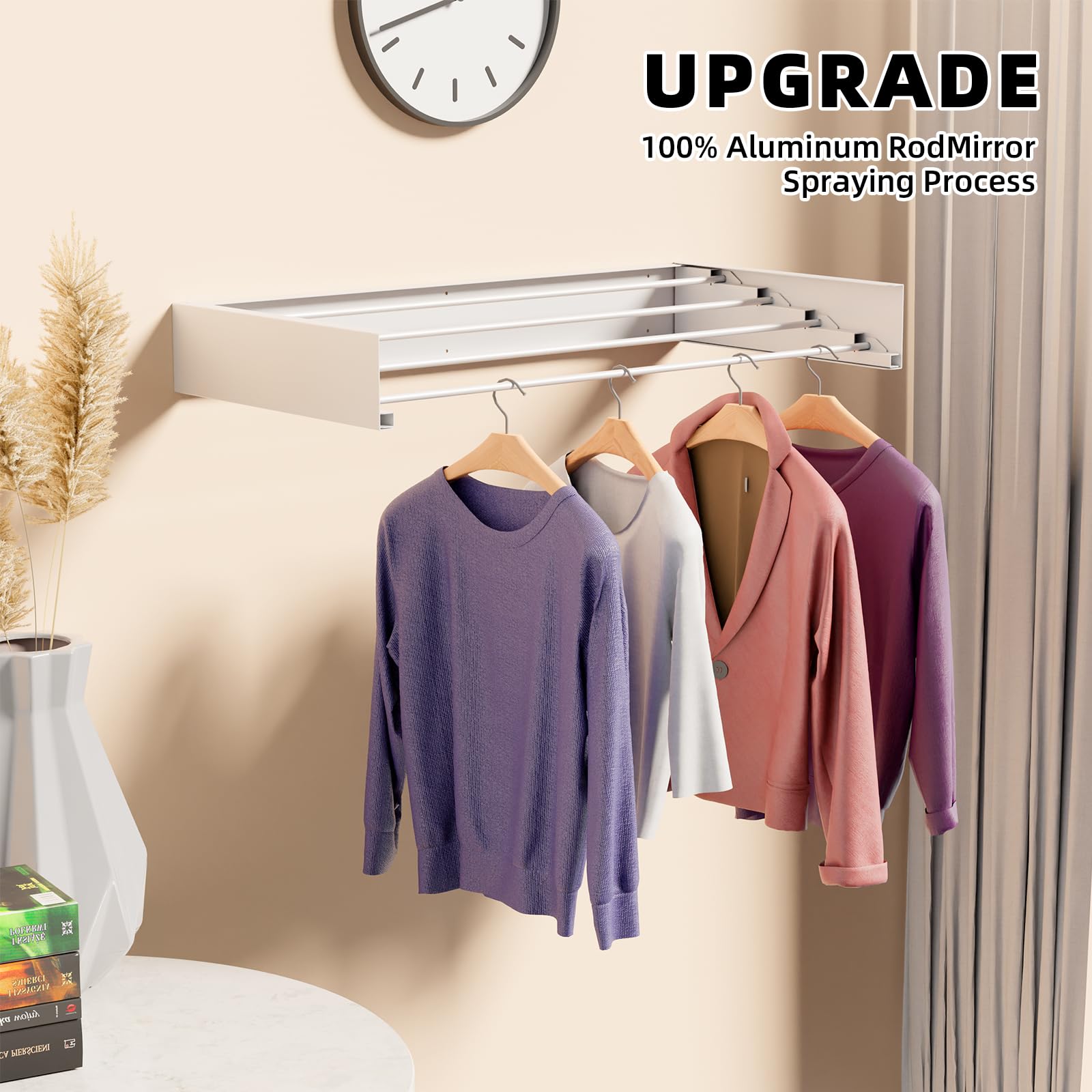 ZMBESUP with sweaters and towels showing organized air-drying