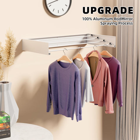 ZMBESUP with sweaters and towels showing organized air-drying