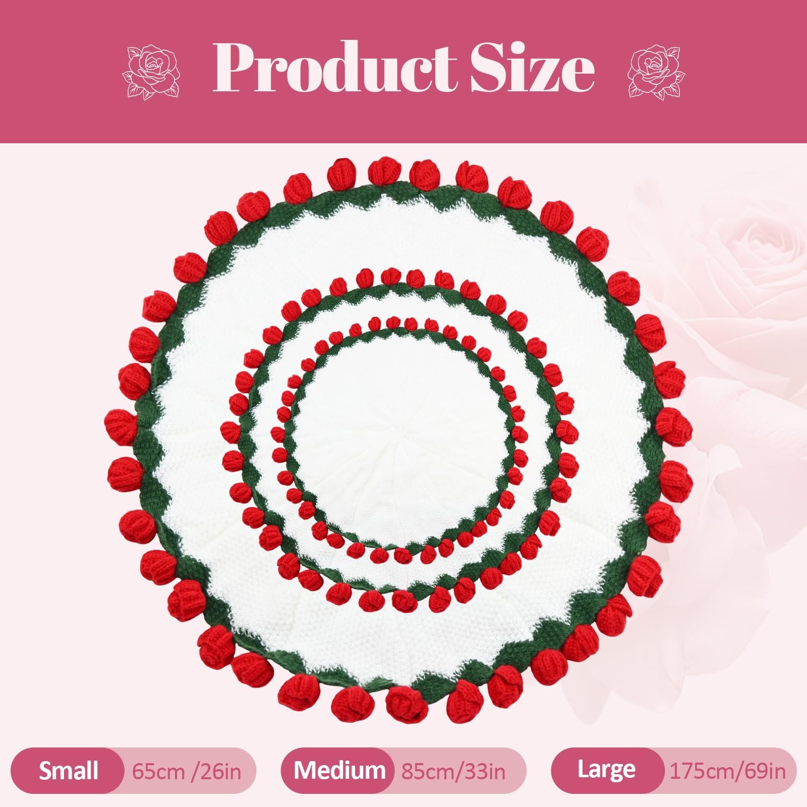 ZMJY close-up of 3D rose texture highlighting handmade realism and softness