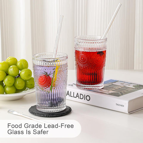 ZMOWIPDL included glass straws with cup and straw cleaning brushes, easy hygiene