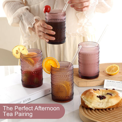ZMOWIPDL glass in hand with iced coffee demonstrating everyday functionality