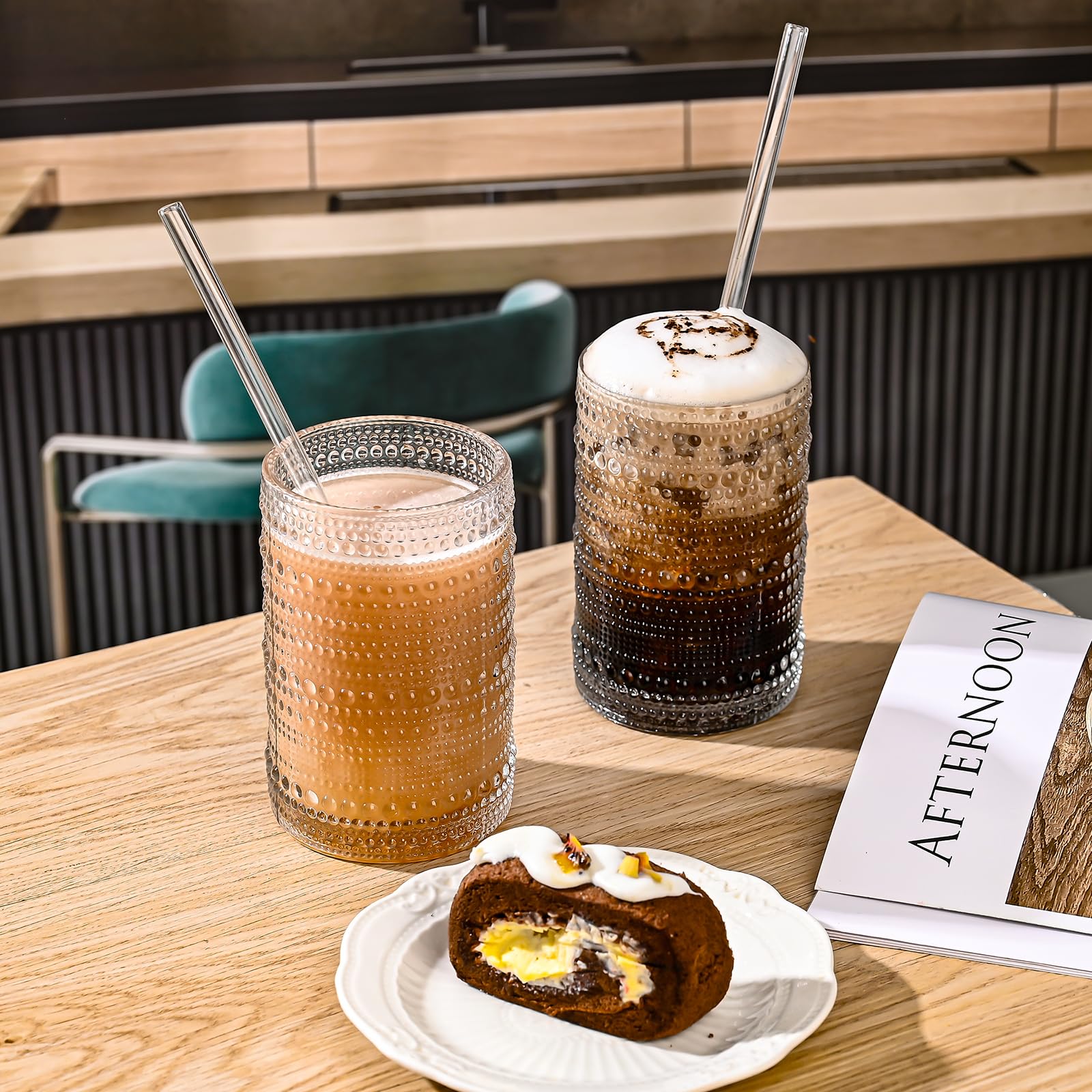 ZMOWIPDL included six glass straws and two cleaning brushes, ready to use