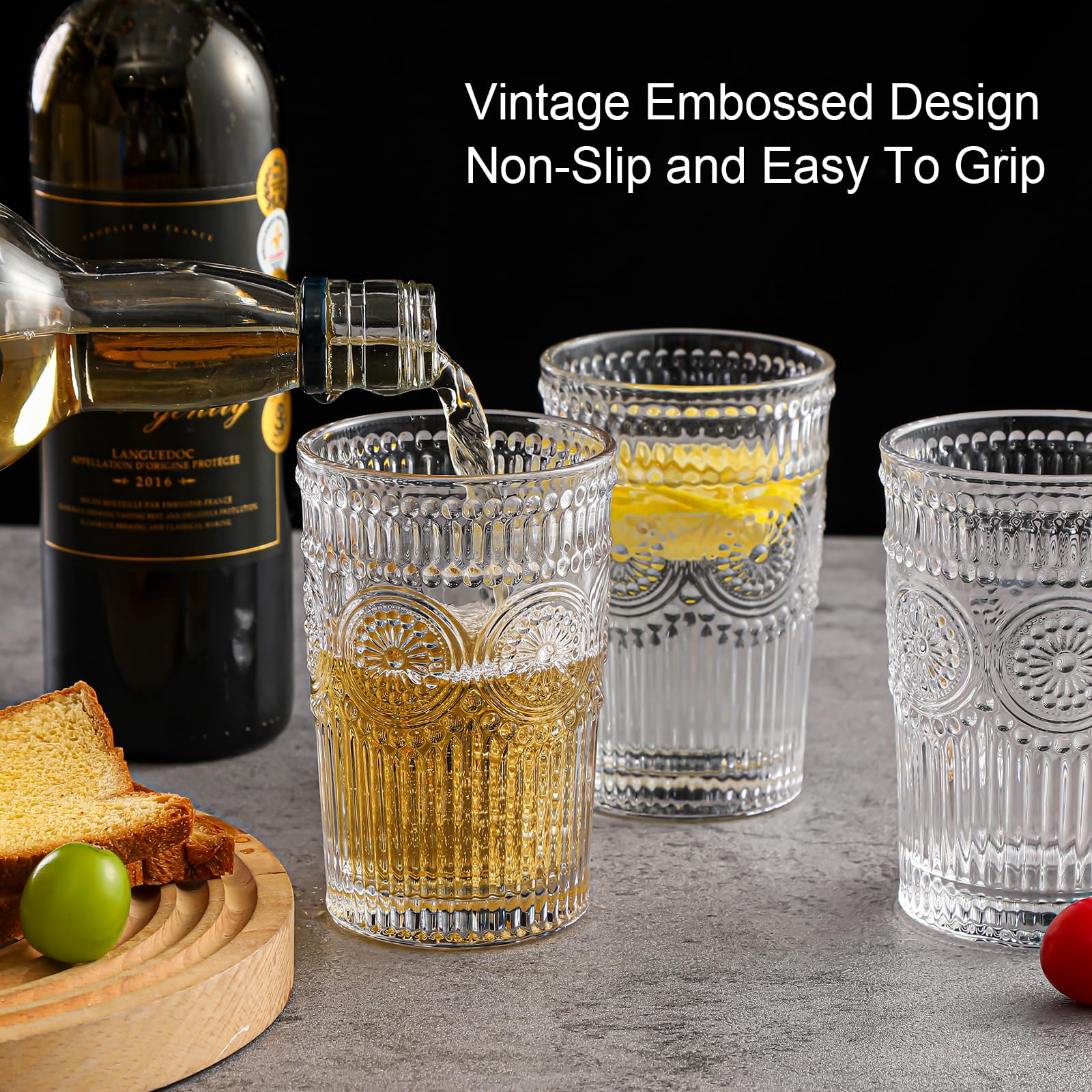 ZMOWIPDL stacked glasses in cupboard to show compact, space-saving storage