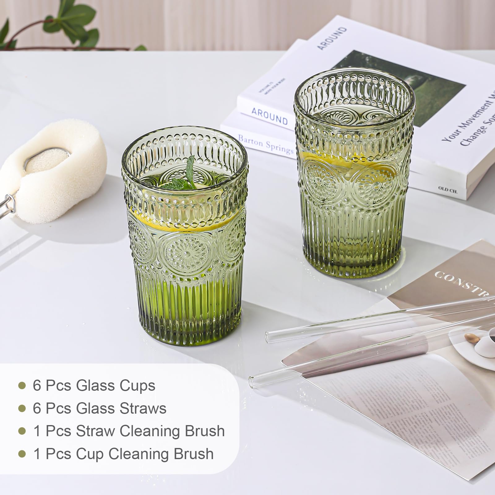 ZMOWIPDL stacked glasses demonstrating compact, space-saving storage