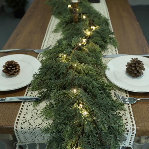 Zmtyykh garland on a covered porch enhancing exterior decor with weather-resistant look