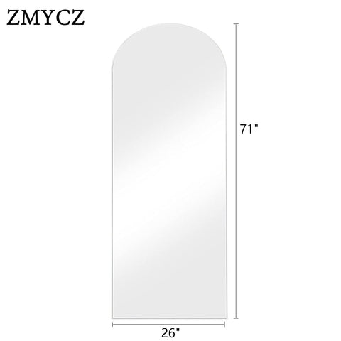 ZMYCZ freestanding stand displayed with mirror leaned for flexible placement and stability