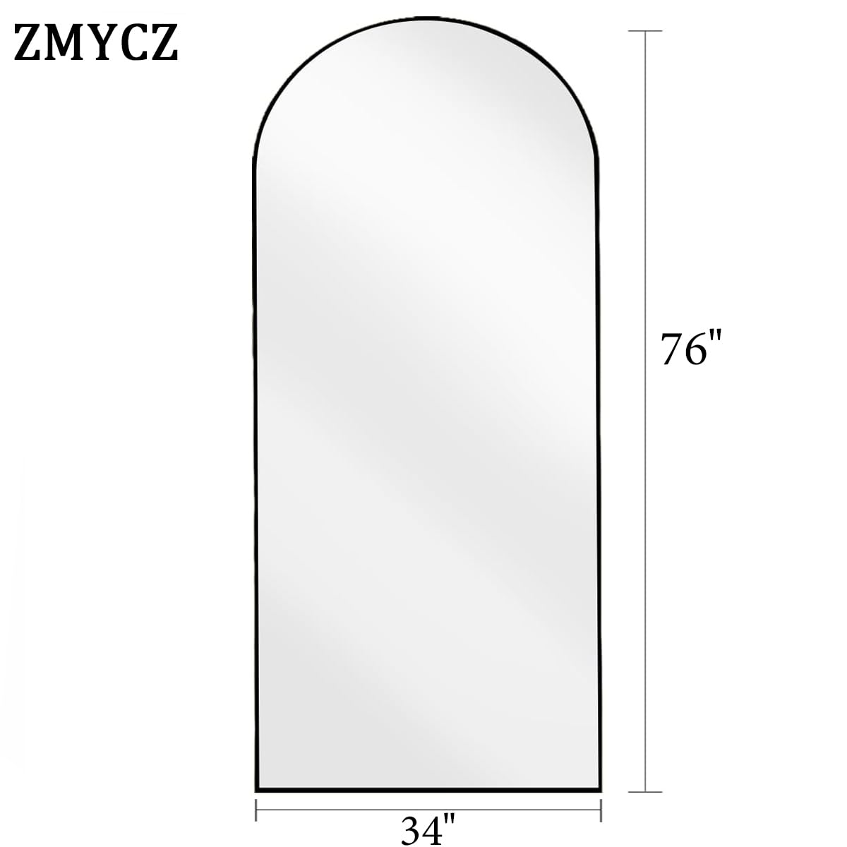 ZMYCZ wall-mounted mirror in foyer creating depth and reflecting light for brightness