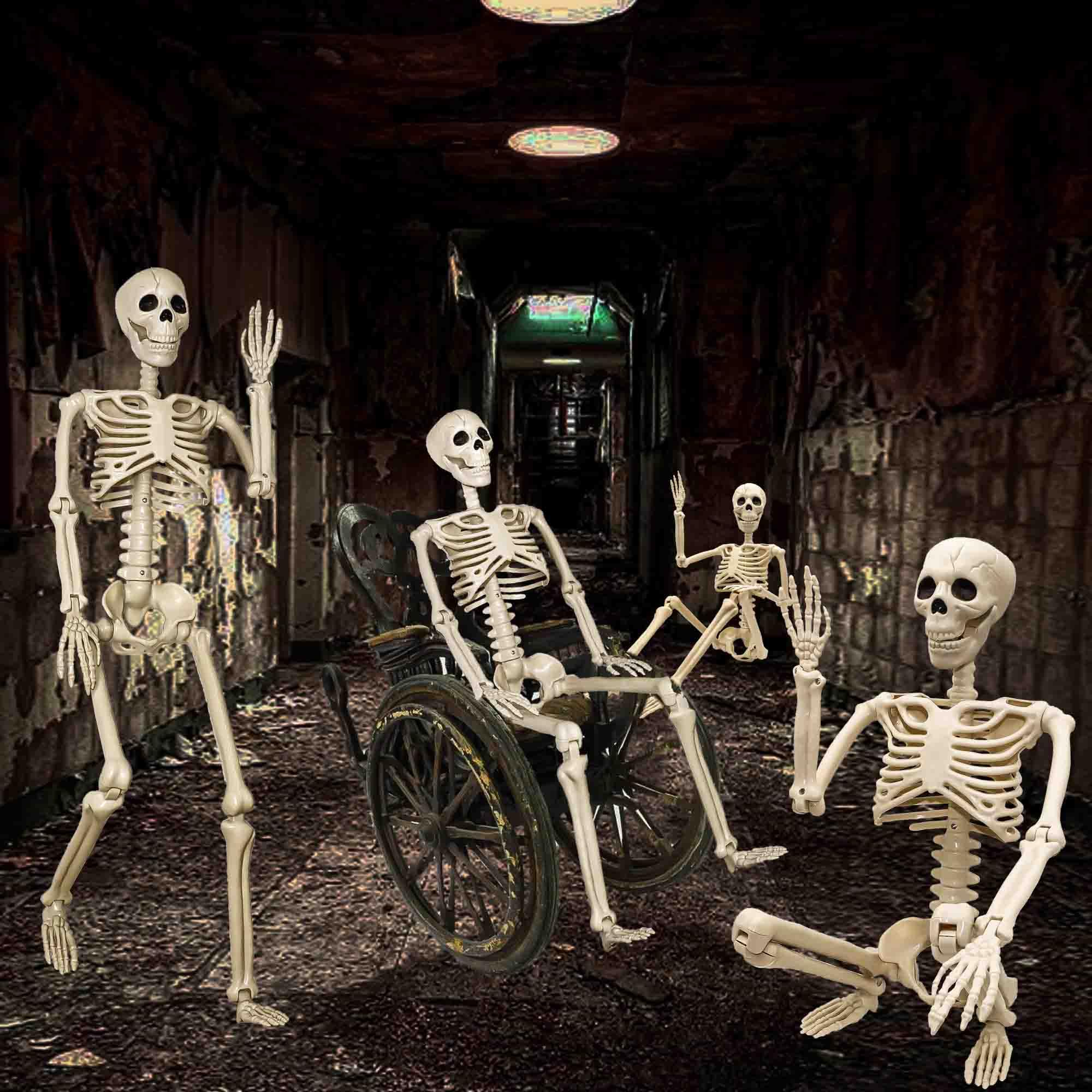 Znorso skeleton seated on gravestone showcasing realistic scene placement advantage