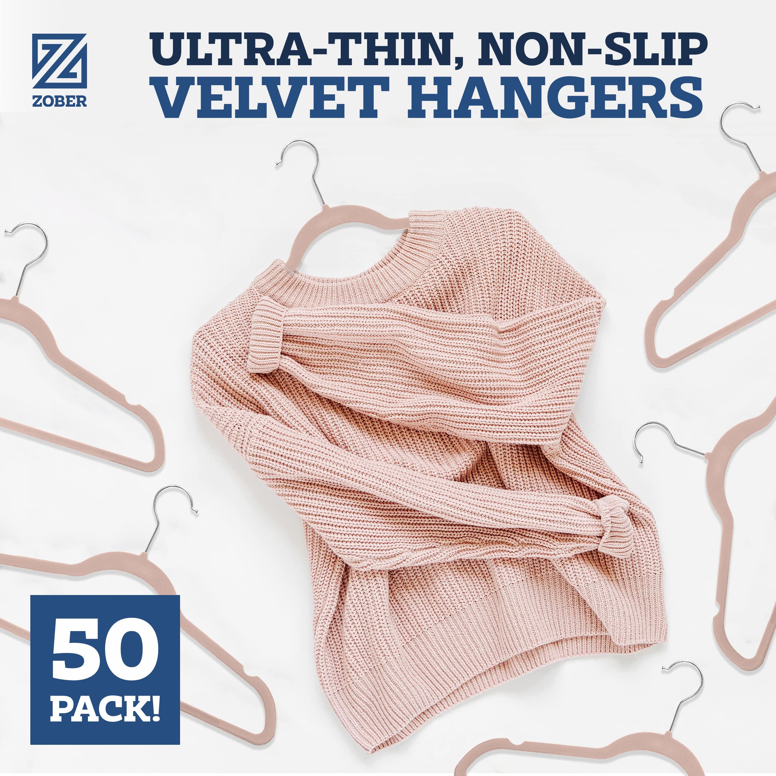 ZOBER close-up of velvet texture providing fabric grip and protection