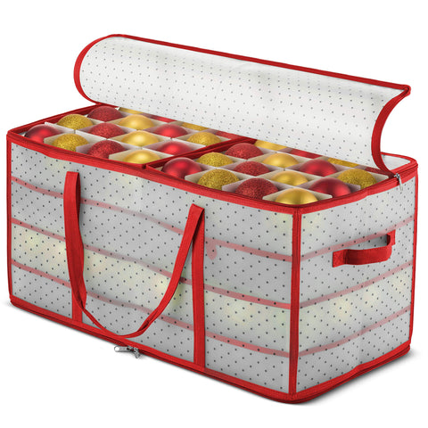 ZOBER front view red organizer showing capacity and compact benefit