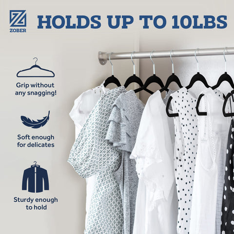 ZOBER notched shoulder detail preventing strap slips and protecting garments