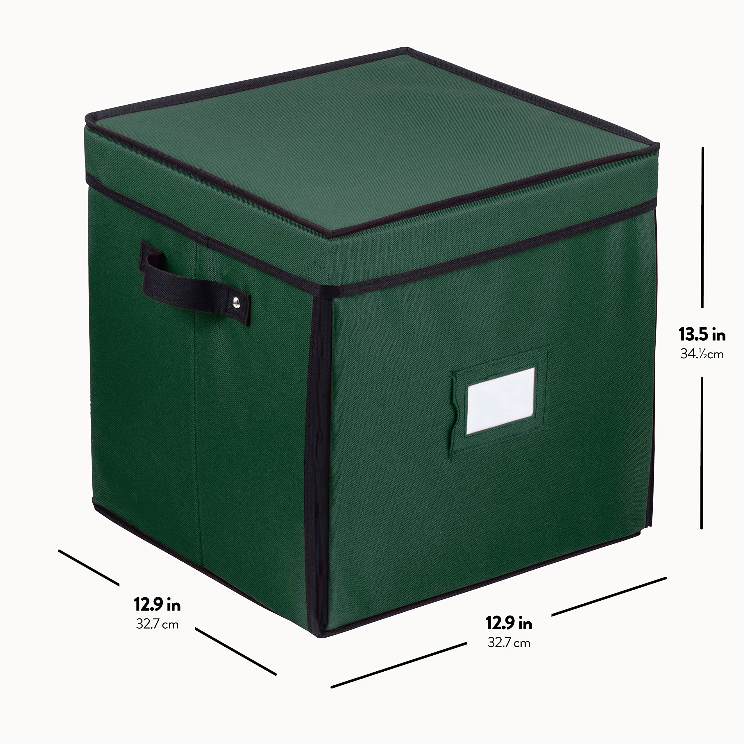 ZOBER box shown next to hand to illustrate size and capacity