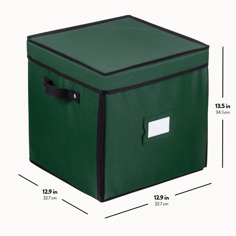 ZOBER box shown next to hand to illustrate size and capacity