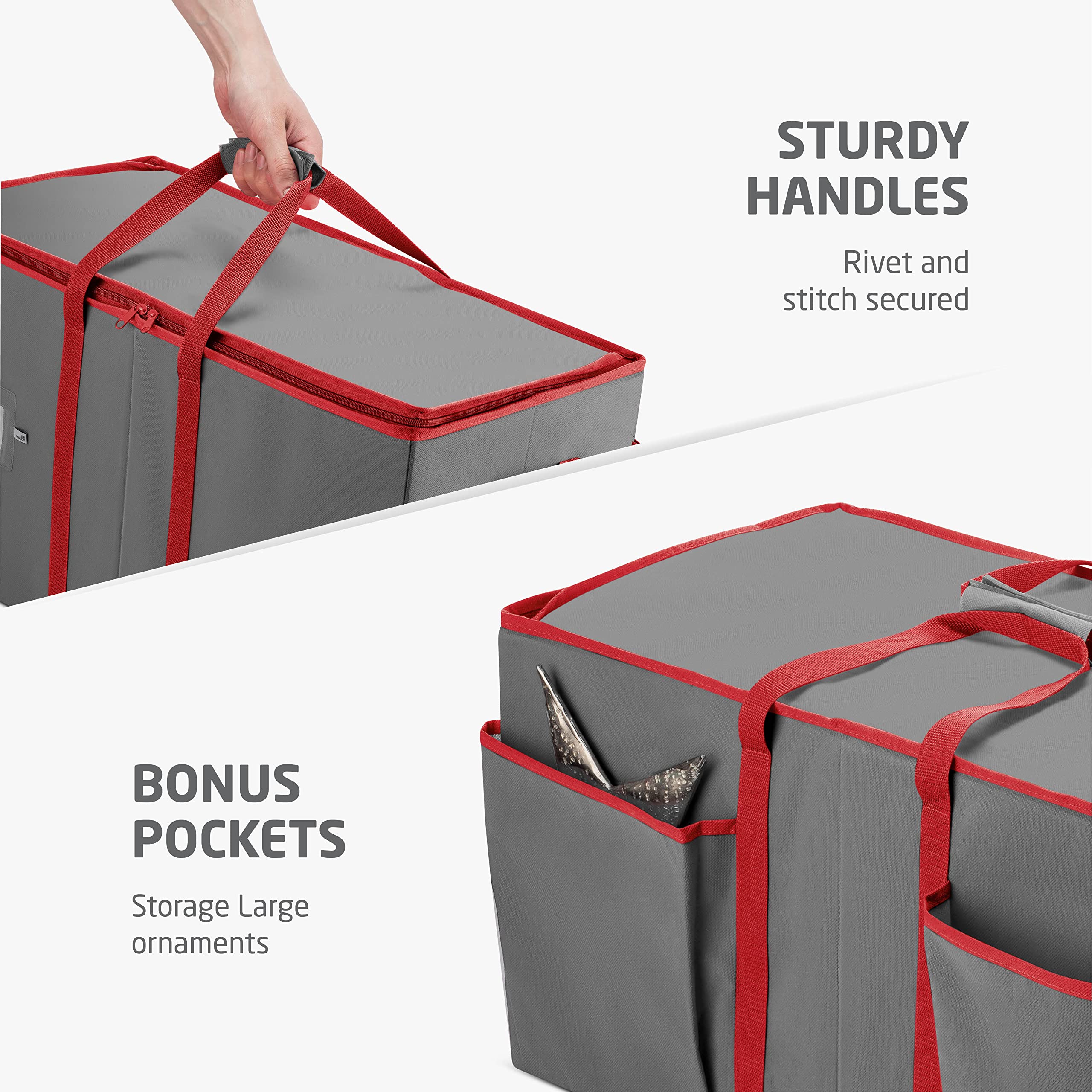 ZOBER next to a hand showing scale and compact size for convenient storage