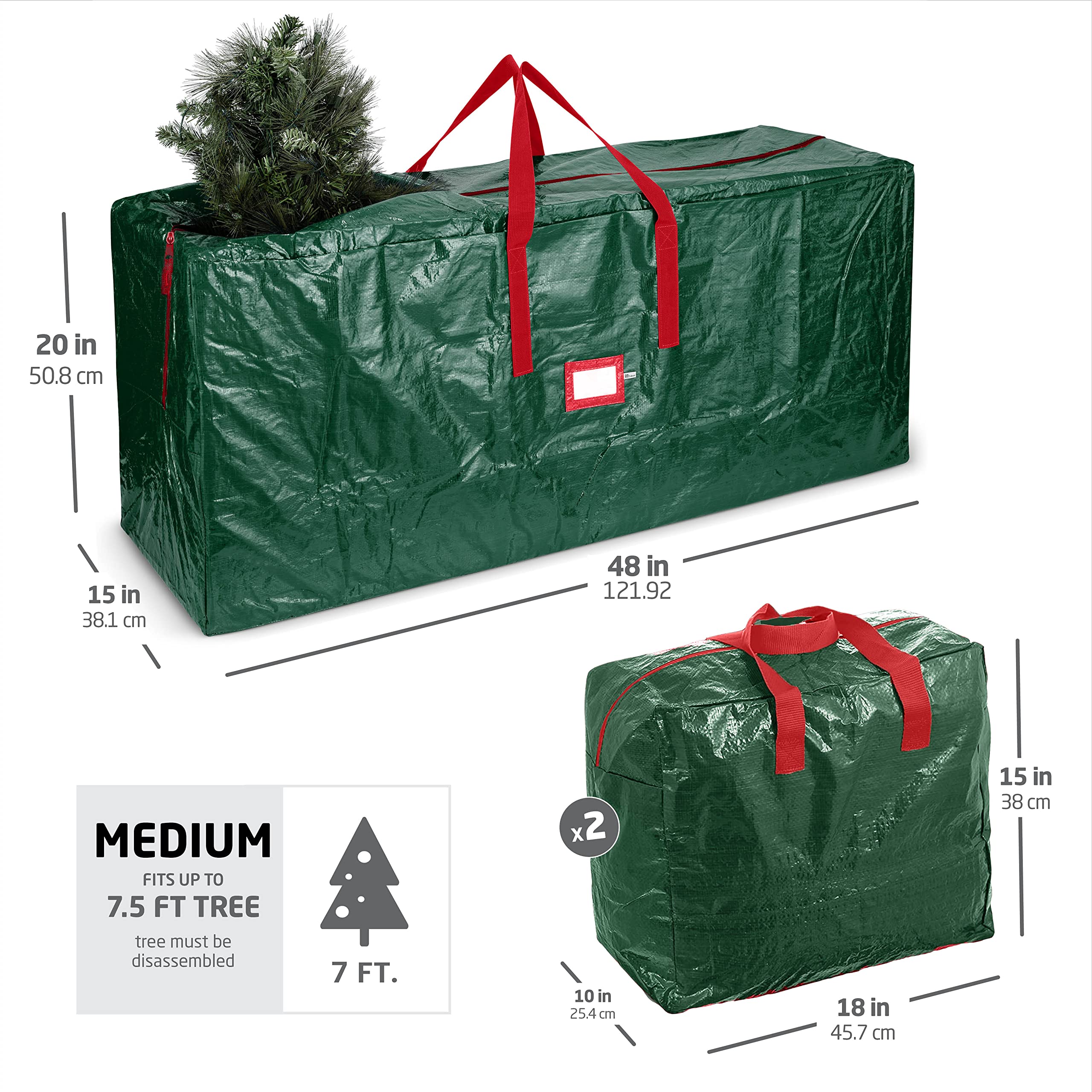 ZOBER tree packed in bag ready for transport and protection