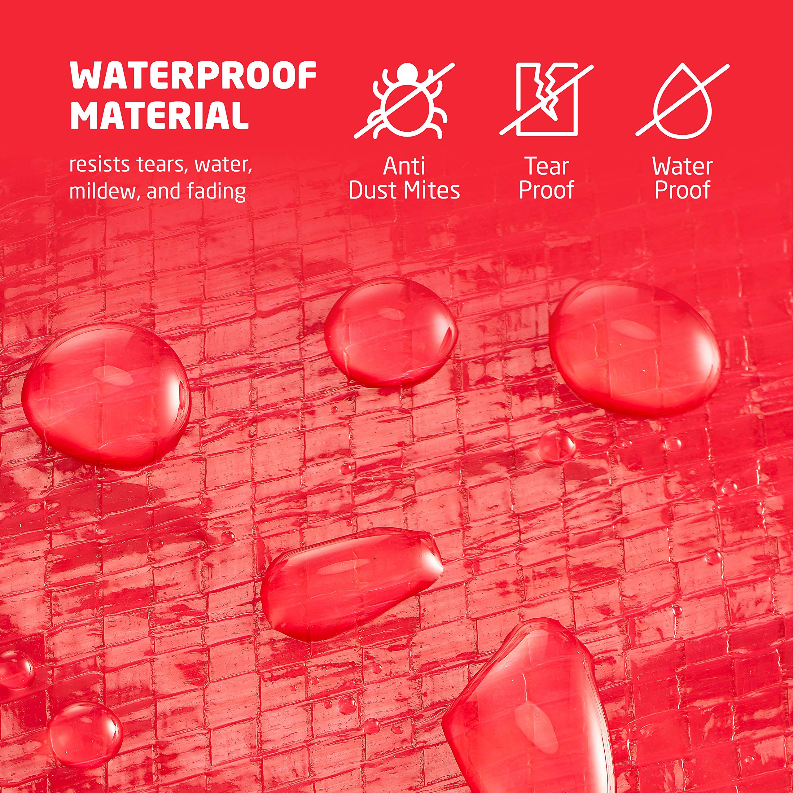 ZOBER waterproof polyethylene close-up protecting tree from moisture