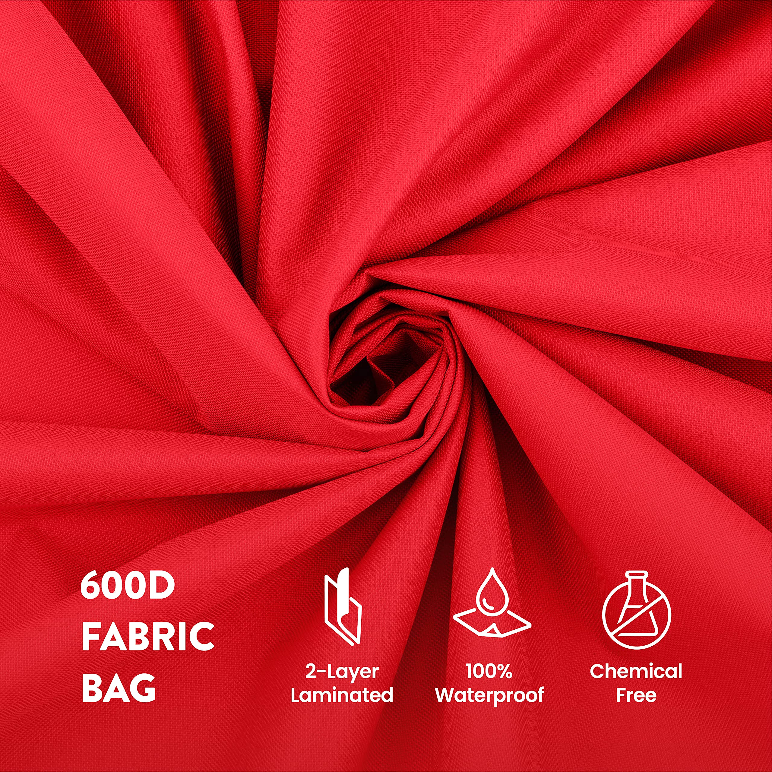 ZOBER bag beside ruler showing 48 inch wreath fit and accurate sizing