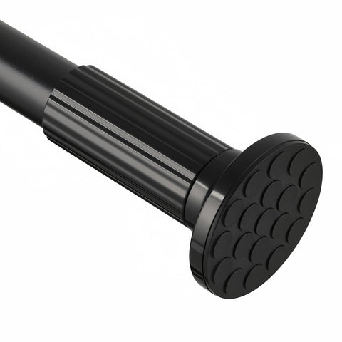 ZOCONE front assembly view showing full black rod, quick install benefit